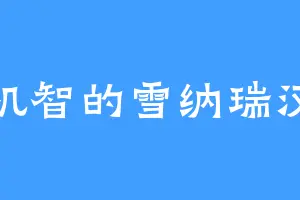机智的雪纳瑞汉