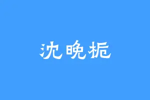 沈晚栀