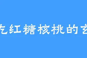 爱吃红糖核桃的玄海