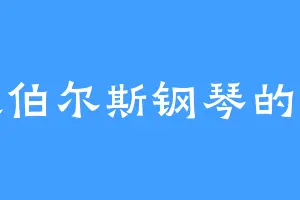 喜欢伯尔斯钢琴的尤然