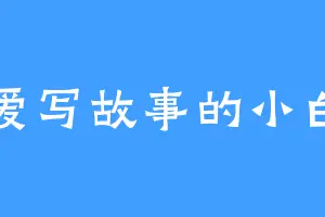 爱写故事的小白