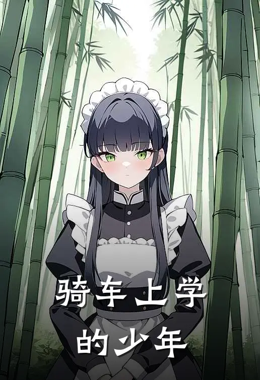 骑车上学的少年