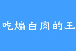 爱吃煸白肉的王朗