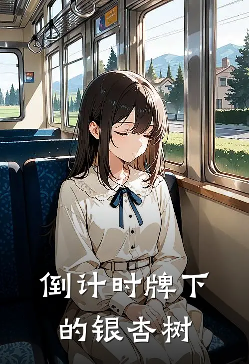 倒计时牌下的银杏树