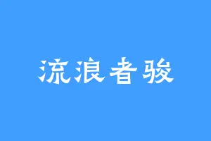 流浪者骏