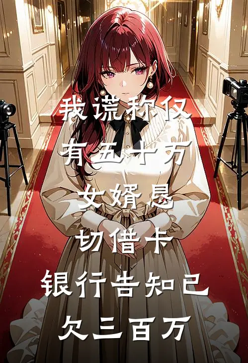 我谎称仅有五十万，女婿恳切借卡，银行告知已欠三百万